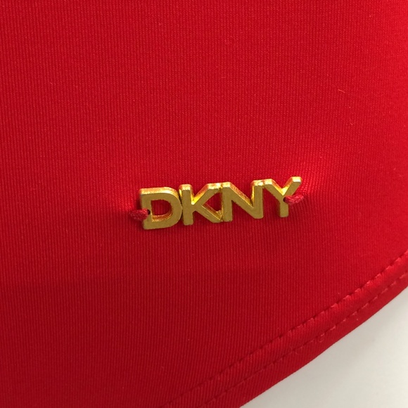 DKNY Flame Over the shoulder Swimsuit - Picture 5 of 8